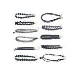 Set 11 Coliere Choker Negre, Ajustabile, Zirconiu, Elegante - Coliere Fashion Femei