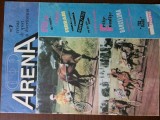 arena revista de sport si divertisment nr. 7 1991 contine poster ilie dumitrescu publicatie fan sporturi gimnastica auto moto fotbal hobby