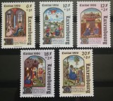 BC242, Luxemburg, lot 3 serii arta, picturi, Caritas (3 poze)