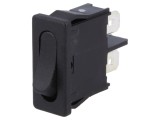 Comutator Rocker SPST OFF-ON 6A 250V Negru IP40