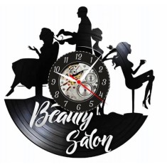 Beauty Salon- ceas de perete (PERSONALIZABIL)