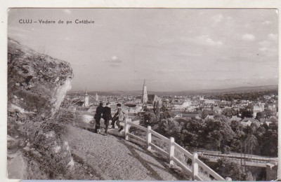 bnk cp Cluj - Vedere de pe Cetatuie - circulata foto