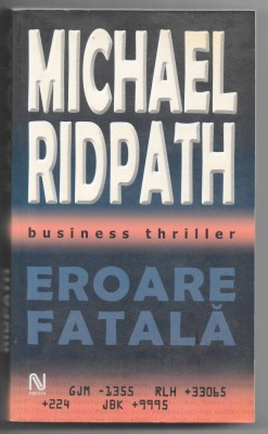 Michael Ridpath - Eroare fatala foto