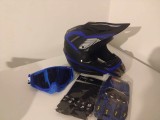 Cumpara ieftin Casca Moto Enduro ATV Ochelari Manusi Cagula Marimi S-XL, ABS, ECE