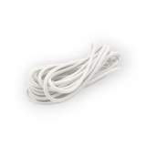 Elastic rotund Crisalida, diametru 3 mm, lungime 3 m Alb