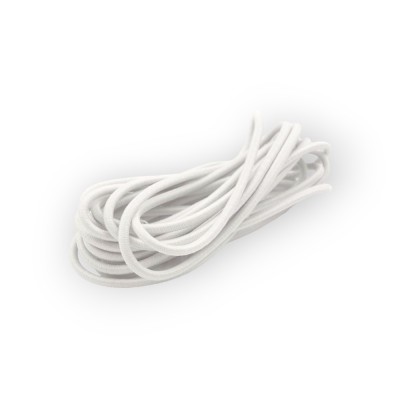 Elastic rotund Crisalida, diametru 3 mm, lungime 3 m Alb foto