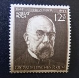 Cumpara ieftin Germania (Grossdeutsches Reich) 1943 - Centenarul Nașterii lui Robert Koch "1843 " 12+38 Pf. (Marcă Poștală Neștampilată) - Cod: -OD1