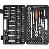 Trusa tubulare 1/2&quot;-1/4&quot;,biti ,adaptoaresi clicheti, 108 piese