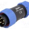 Mufă SP21 tată WEIPU PIN: 5 IP68 7-12mm 30A lipire pe cablu 500V
