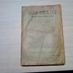 IOAN NECULCE - Buletinul Muzeului Municipal Iasi - Anul I, Fas.1, Oct.1921-192p