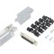 Conector D-Sub 25 Pin Mamă 90&deg;