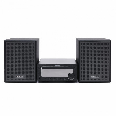 Microsistem Horizon Acustico, 50 W, 75 dB, Wireless, Telecomanda, HiFi, Bluetooth, USB, Aux, Black foto