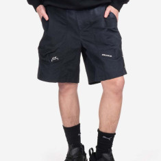 A-COLD-WALL* pantaloni scurți Irregular Dye Short bărbați, culoarea negru ACWMB183-BLACK