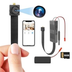 Modul cu Camera Spion iUni IP55, Wi-Fi, 16GB Card microSD, Full HD