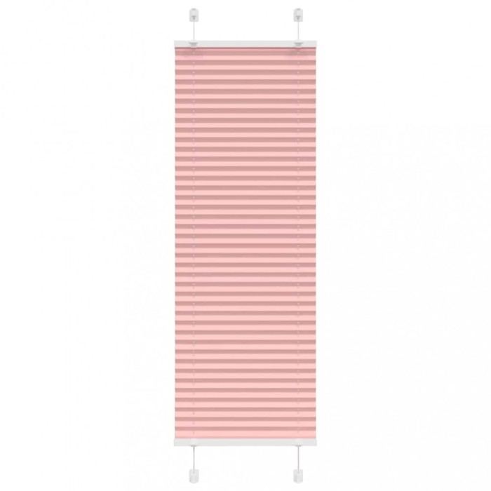 Jaluză plisată roz 40x100 cm Lățime țesătură 39,4cm poliester