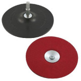SUPORT DISC ABRAZIV AUTO-ADEZIV CU TIJA / 125MM