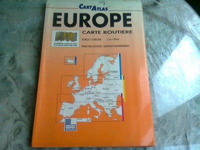 EUROPE CARTE ROUTIERE foto