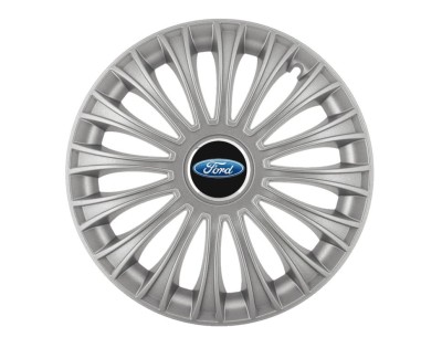 Set 4 capace roti pentru Ford, model Dino Gray, R15 foto