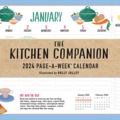 The Kitchen Companion Page-A-Week Calendar 2024