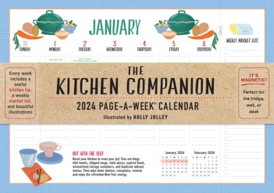 The Kitchen Companion Page-A-Week Calendar 2024 foto