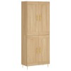 Dulap inalt, stejar sonoma, 69,5x34x180 cm, lemn compozit