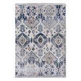 Covor Model Palermo 41EKE, Marime 200 x 290 cm, Crem, Gri, Inaltime Fir 8 mm, Antialergic, Polipropilena, Living, Dormitor, Sufragerie, Birou