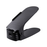 Suport antiderapant si ajustabil pentru depozitare o pereche de incaltaminte, PP, 6x25.5x11/17 cm, Negru