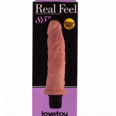 Vibrator Natural Moale 8.5” Real Feel Cyberskin, 19.8 cm