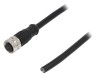 Conector M12 Mama IP67, 8 Pini, Degson, Cupru, Aurit, Dreapta, Cod A