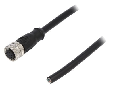 Conector M12 mamă IP67, 8 pini foto