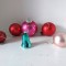 Lot 6 globuri de sticla vintage culori si marimi diverse, decor pom brad Craciun