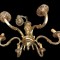 Boem candelabru cu 6 brate din bronz masiv