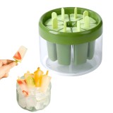 Cumpara ieftin Formă pentru &Icirc;nghețată Koken, Matrita cu 8 compartimente din Plastic Ecologic, Verde, 11x13 cm