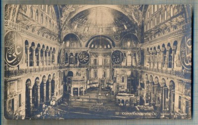 AD 602 C. P. VECHE -CONSTANTINOPOL- CONSTANTINOPLE -INTERIEUR DE STE.SOPHIE foto