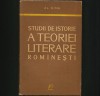 Studii Istorie Teorie Literară Rom&acirc;nească - Al. Dima - Carte Critică Literară