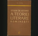 Cumpara ieftin STUDII DE ISTORIE A TEORIEI LITERARE ROM&Acirc;NEȘTI - AL. DIMA