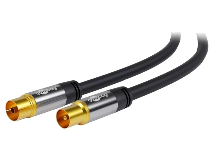 Cablu coaxial 75&Omega;, 3m, 9,5mm