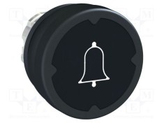 Comutator apăsare 22mm negru SCHNEIDER ELECTRIC