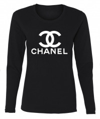 Bluza de DAMA Neagra Chanel COD BDN029 foto