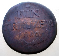 7.159 AUSTRIA 1 EIN KREUZER 1816 G
