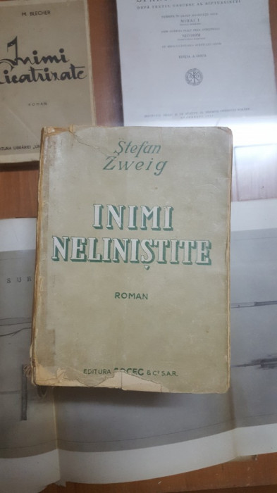 Ștefan Zweig, Inimi neliniștite, Roman, 1931 026