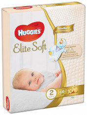 Scutece Huggies Jumbo Pack Elite Soft Nr.2, 4-6 kg, 66 buc foto