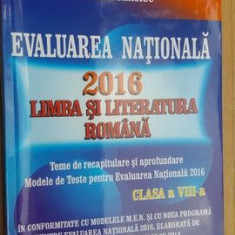 Evaluarea nationala 2016 limba si literatura romana- Laura Buhaciuc
