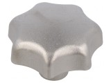 Buton de reglare inox &Oslash;63mm M12