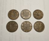Lot format din 6 monede 2 bani 1900