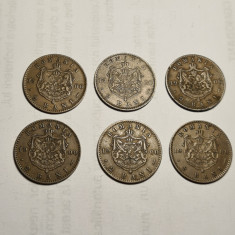 Lot format din 6 monede 2 bani 1900