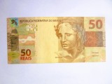 Brazilia 50 Reais 2010 &icirc;n stare bună,bancnota din imagini la cel mai mic preț