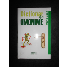 Marin Buca - Dictionar de omonime (2015)