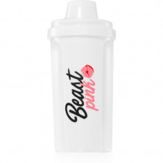 BeastPink Shaker shaker pentru sport culoare White 700 ml