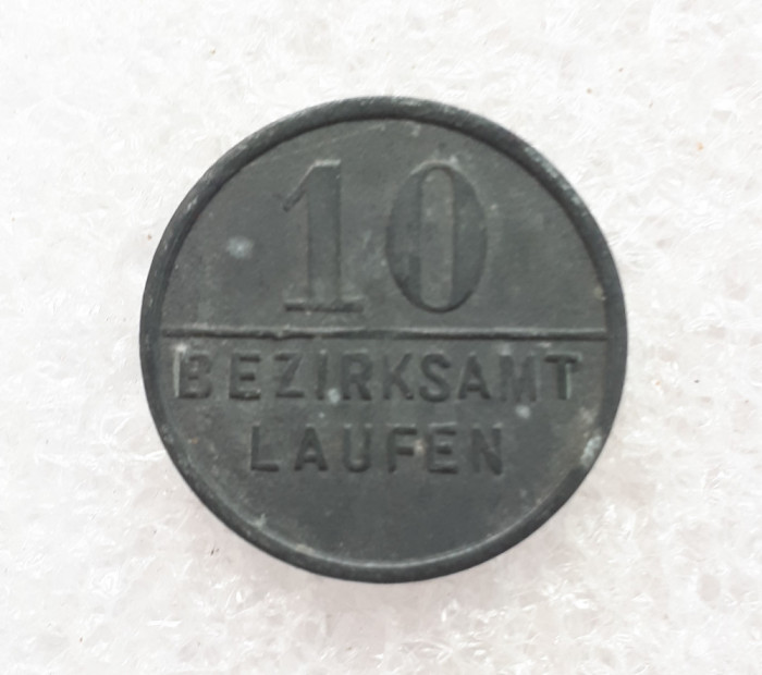 Jeton lagar - 10 Pfennig - Austria -Germania- Biroul districtului de fier 1918